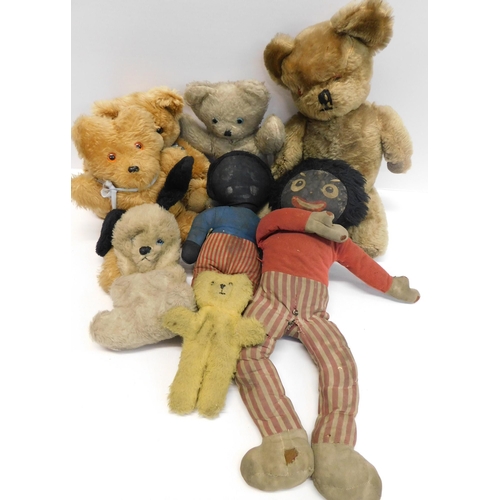 70 - Mixed - teddy bears & soft toys