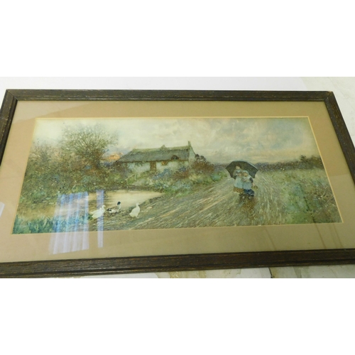 86 - Two/Tom Lloyd Watercolours - signed & dated 1906