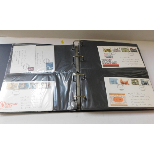 87 - Two/binders containing - 1960 & 80s era FDCs