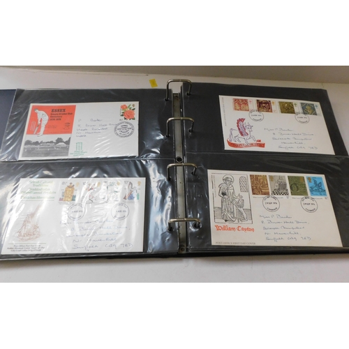 87 - Two/binders containing - 1960 & 80s era FDCs