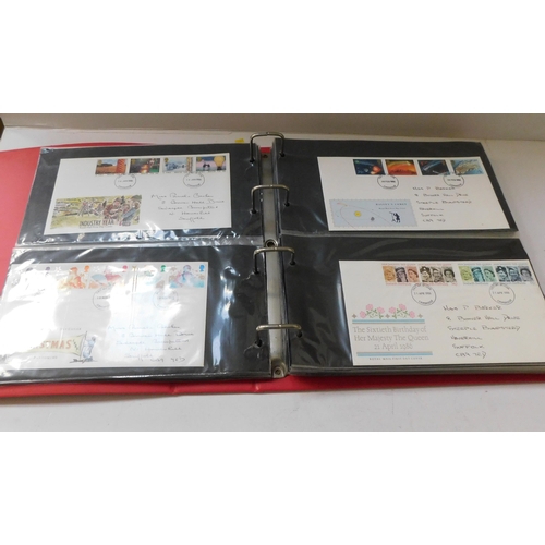 87 - Two/binders containing - 1960 & 80s era FDCs