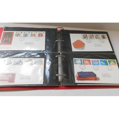 87 - Two/binders containing - 1960 & 80s era FDCs