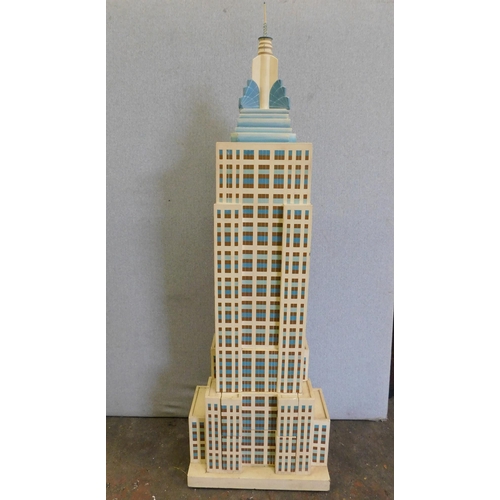 543 - Large Empire State building storage unit approx. 58