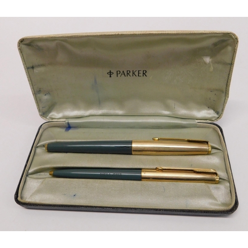 108 - Parker/fountain pen & ballpoint pen set