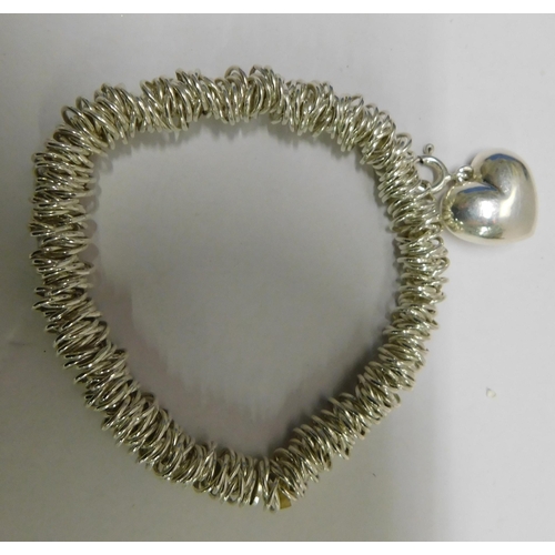 128 - 925 silver - bracelet with locket