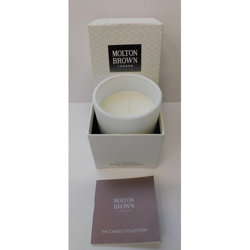 16 - Molton Brown - single wick candle/Coco & Sandlewood - as new