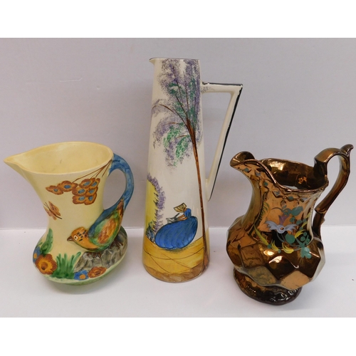 261 - Three - ceramic jugs