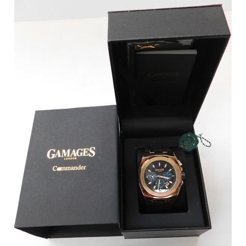 262 - Gamage's of London - gentleman's Commander wristwatch - as new