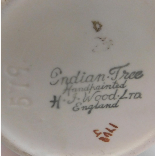 263 - J Wood/Indian Tree jug - 9.5