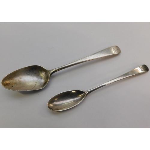 268 - Georgian - silver spoons