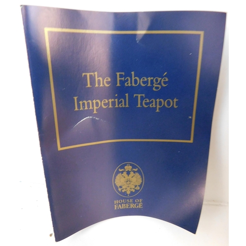 270 - The Faberge Teapot & decorative eggs