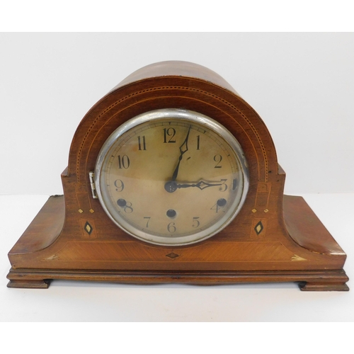 43 - Westminster chime - mantle clock & key