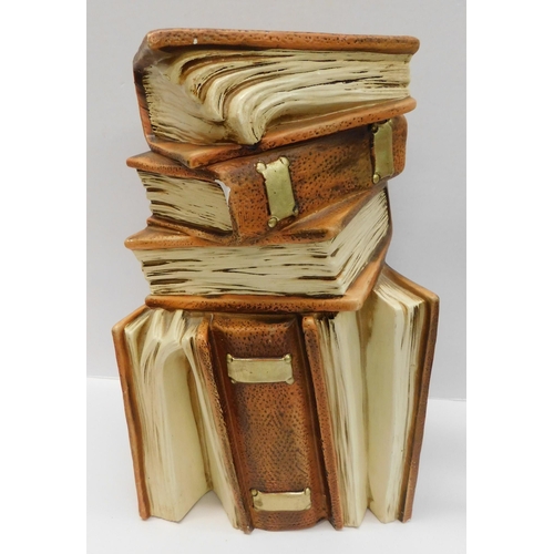 49 - Ceramic/stacked books - 15