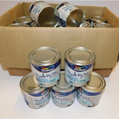 526 - 35x New and unopened 250ml pots of Dulux gloss paints - Blue Breeze