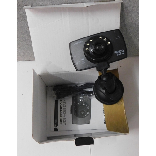 532 - Intech high definition wide angle dash cam (unchecked)