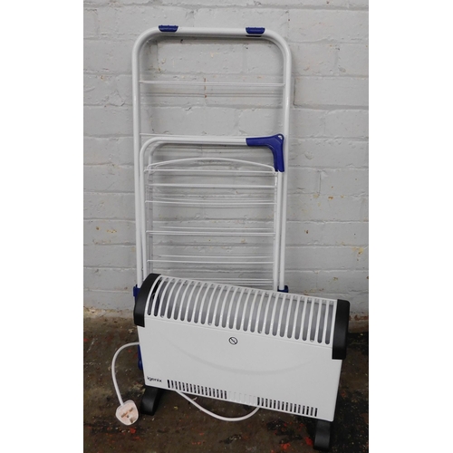 572 - Igenix heater W/O and airer