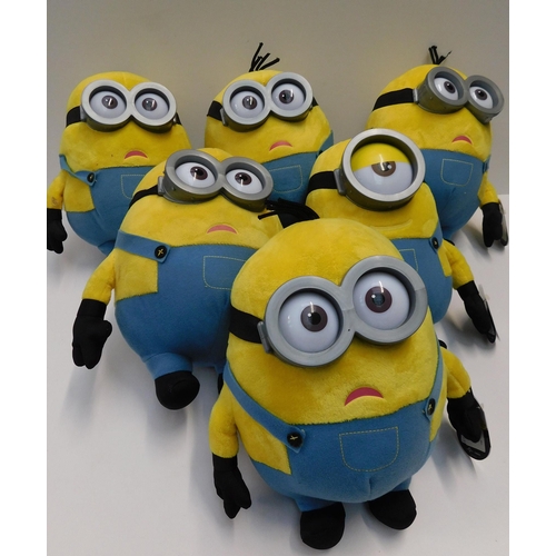 577 - Six new and tagged Minions 'The Rise of Gru' - soft toys