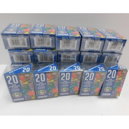 583 - 25x New and boxed sets of indoor lights
