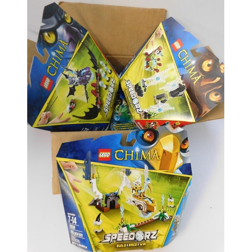 602 - Four new and boxed Lego Chima Speedorz 70139 - age 7-14