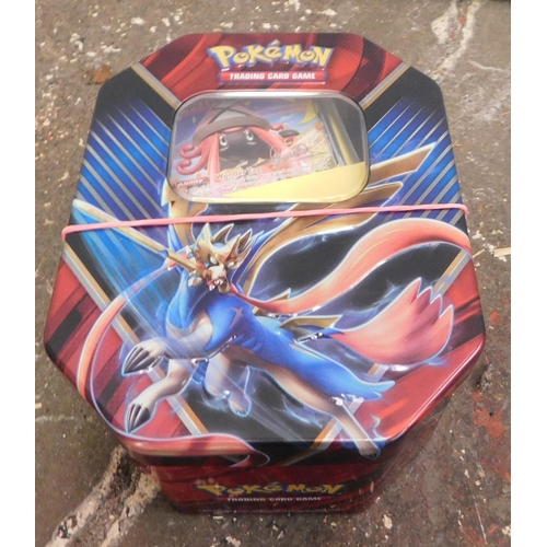 615 - 155x Pokémon cards and tin