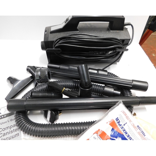 682 - Oreck XL vacuum cleaner and accessories - unchecked