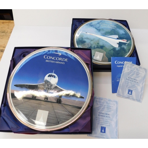71 - Commemorative plates - Ultimate Icon & Legend of the Sky - boxed/certs