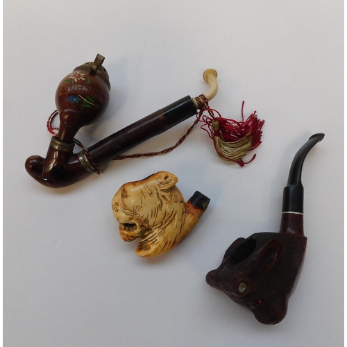 756 - Antique & vintage smoking pipes - (as seen)
