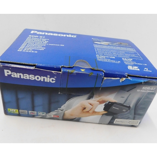 766 - Boxed Panasonic SDR- 57 SD video camera