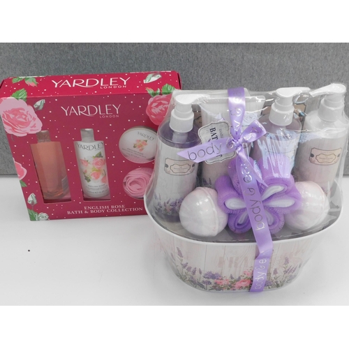 793 - Two new gift sets; Yardley English Rose and Body & Earth