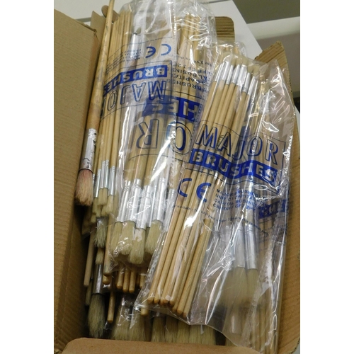 797 - Large box of major artists paint brushes