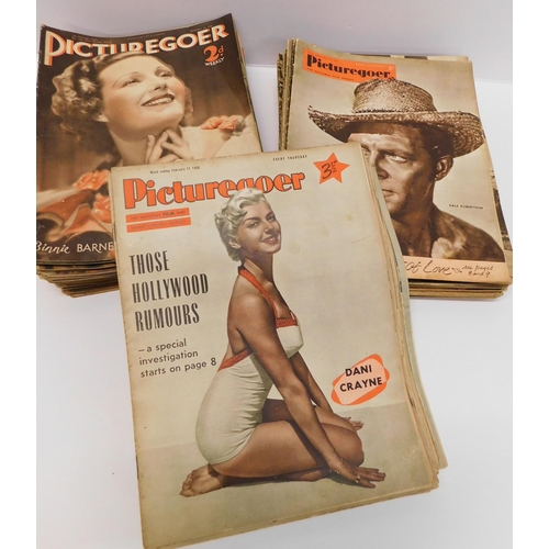 86 - Approximately 130 - Picturegoer film magazines - 1930s/60s