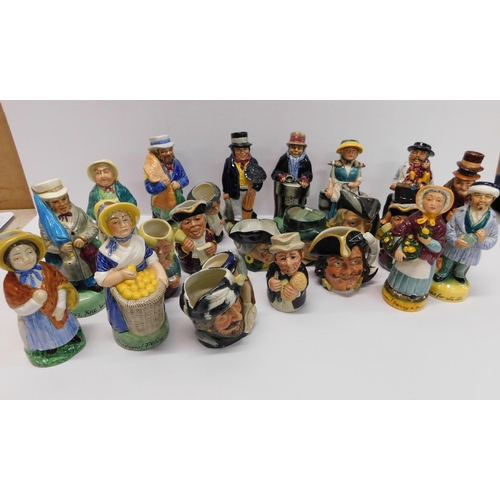 87 - Ceramic - Toby jugs & figures