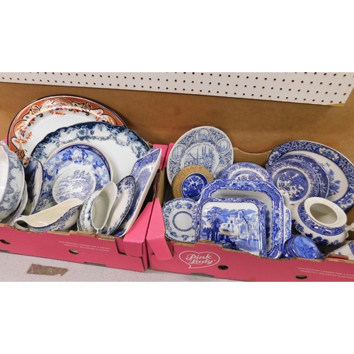 95 - Blue & white ceramics