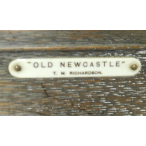 95 - Oak framed 'Old Newcastle' by T.M.Richardson approx. 20