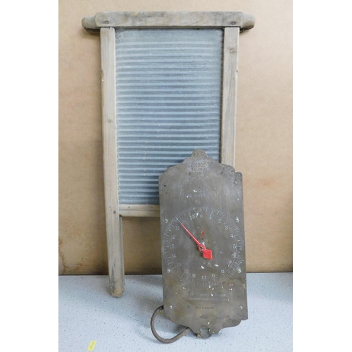 17A - Washboard & Salter scales