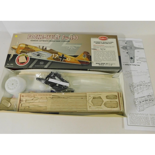 268 - Guillows - Focke Wulf FW 190 - scale model kit