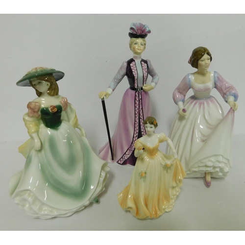 287 - Royal Doulton/Royal Worcester/Coalport & Francesca figures - no damage