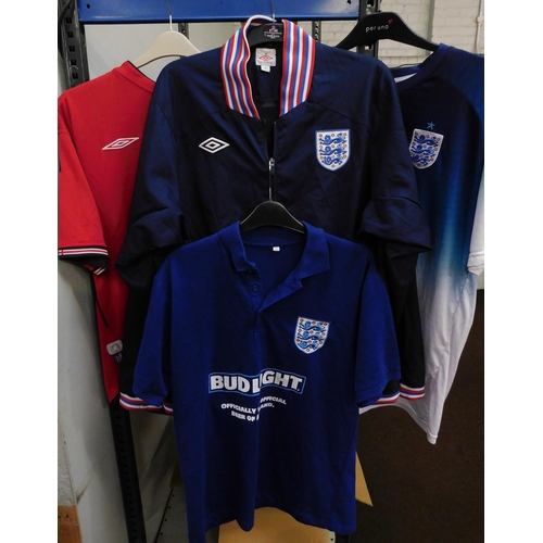 30 - England - football & polo shirts