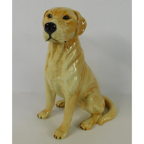 39 - Beswick - fireside/Golden Labrador - 13 1/2