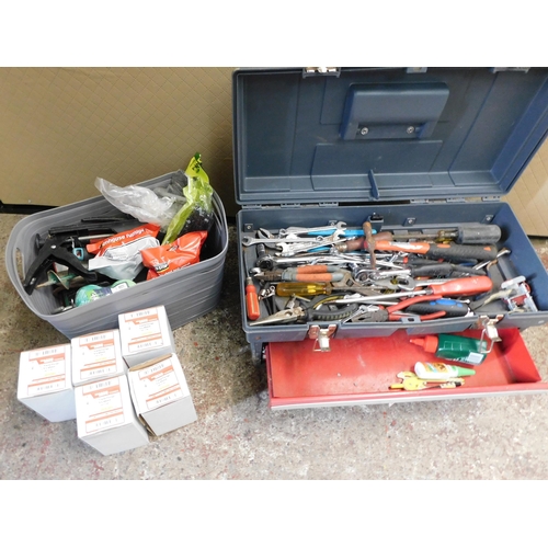 514 - Toolbox and tools plus one other