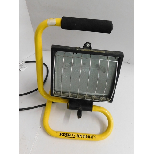 521 - Halogen floodlight W/O