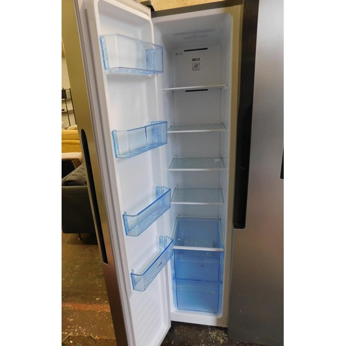 548 - Logik large fridge freezer - (no frost freezer and fridge with water dispenser) W/O