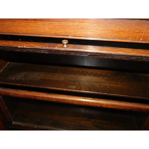 639 - Gunn Barristers three section bookcase