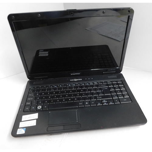 668 - Emachines laptop - no charger,  unchecked