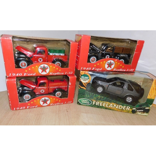 683 - Four boxed diecast models - three Texco, Old Timer collection and one other