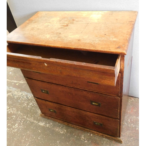 714A - Vintage four drawer (three standard drawers and a secret drawer)