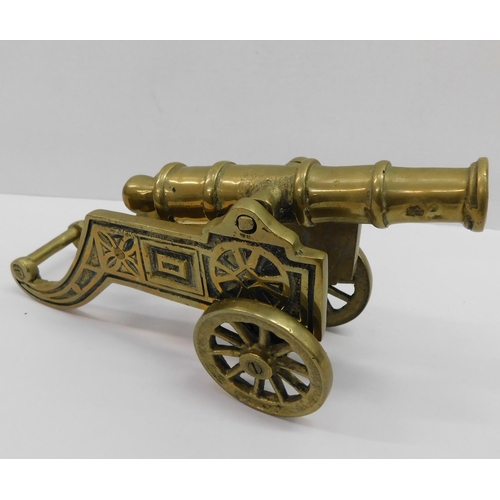 9A - Brass canon - approx. 10