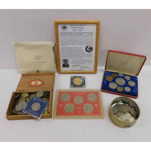 270 - Mixed coins including - pre decimal & Elizabeth II Golden Jubilee