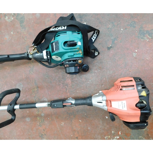 502 - Two petrol strimmers incl. Qualcast - unchecked