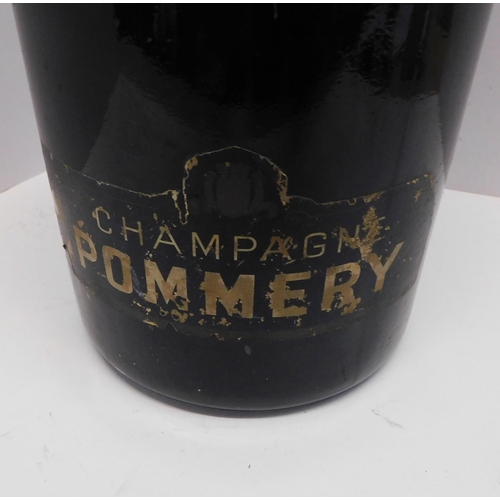 604 - Champagne Pommery empty display bottle - approx. 23